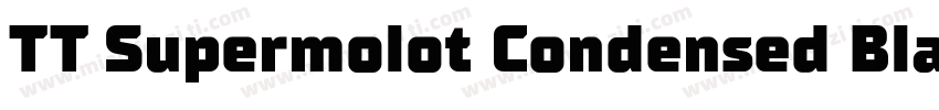 TT Supermolot Condensed Black字体转换